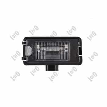 Lámpara de matrícula