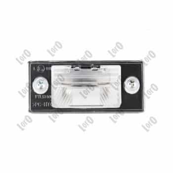 Lámpara de matrícula