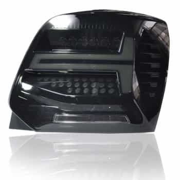 Juego de luces traseras LED compatibles con Volkswagen Polo 6R/6C 2009-2017 - Negro - Incluye luz de marcha dinámica DL VWR27LJD AutoStyle