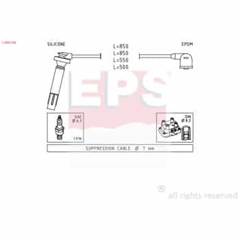 Juego de cables de bujía 1.499.106 EPS Facet