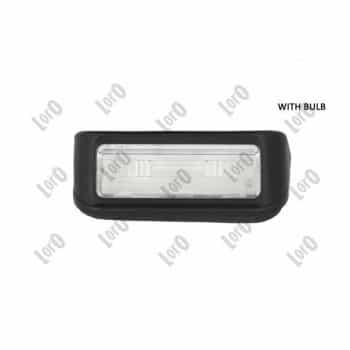 Lámpara de matrícula