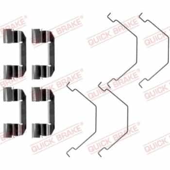 Kit de accesorios, pastilla de freno de disco