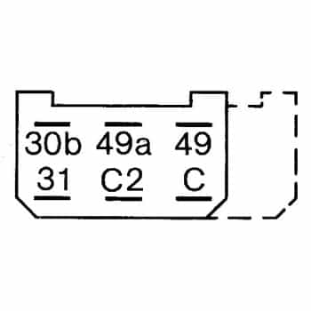 Unidad de luces intermitentes de emergencia