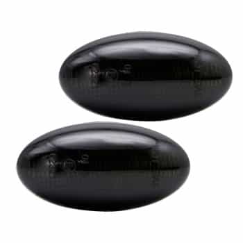 Juego de luces intermitentes laterales LED adecuadas para Toyota Aygo 2005-2014 y 2014- / Proace 2013- - Gris humo - inc