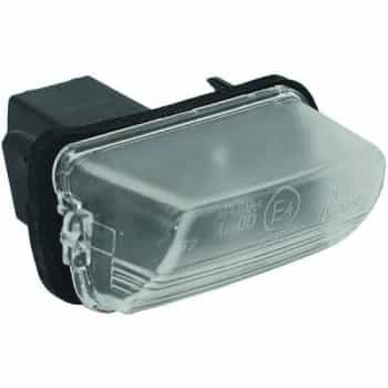 Lámpara de matrícula