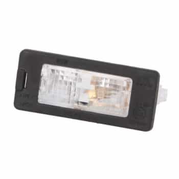 Lámpara de matrícula