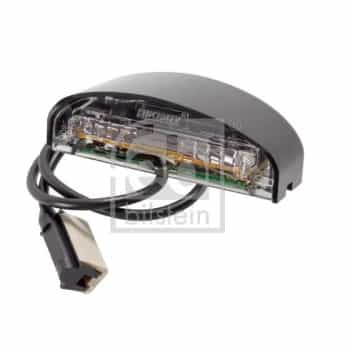 Lámpara de matrícula