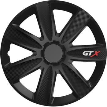 Juego de tapacubos GTX Carbon Black de 14 pulgadas