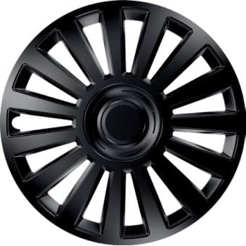 Juego de cubiertas de rueda de lujo de 14 pulgadas en color negro