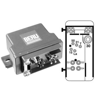 Unidad de control, tiempo de incandescencia