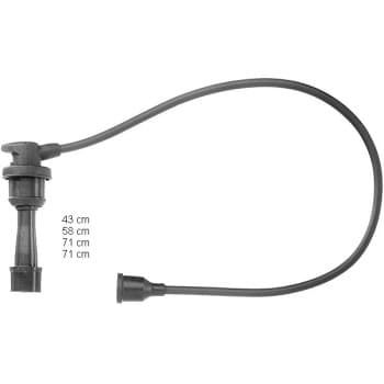 Juego de cables de bujía ZEF851 Beru
