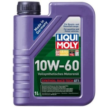 Aceite de motor Liqui Moly Synthoil Race Tech GT1 10W60 A3/B4 1L