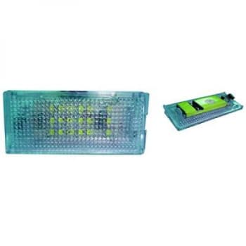 Lámpara de matrícula