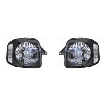 Juego de faros delanteros