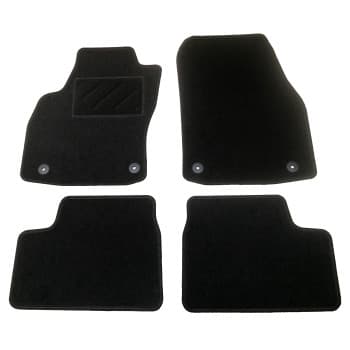 Alfombrillas de coche compatibles con Opel Astra H 2004-2010, 4 piezas
