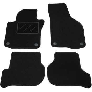 Alfombrillas de coche aptas para Skoda Octavia 2008-2012 4 piezas