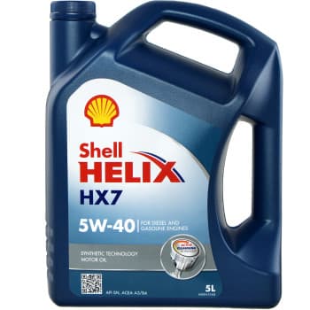 Aceite de motor Shell Helix HX7 5W40 A3/B3/B4 5L