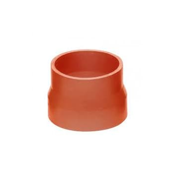 Reductor de manguera de silicona - 60->72 mm - Longitud 75 mm - Naranja