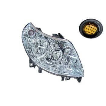 Faro derecho con motor de ajuste incluido 1651962 Van Wezel