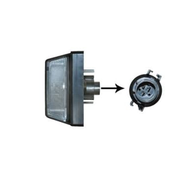 Luz de matrícula 2813920 Van Wezel