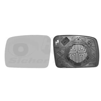 Cristal de espejo, retrovisor exterior 0255837 Hagus