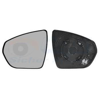Cristal de espejo, retrovisor exterior *HAGUS* 4084837 Van Wezel
