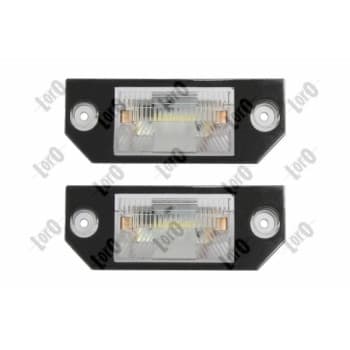 Lámpara de matrícula