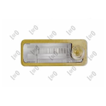 Lámpara de matrícula