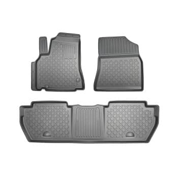 Alfombrillas de goma adecuadas para Citroën Berlingo / Peugeot Partner 2008-2018