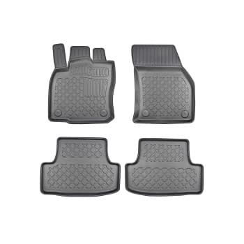 Alfombrillas de goma compatibles con Volkswagen T-Roc 2017+ / Audi Q2 (GA) 2016+ (incl. Facelift)