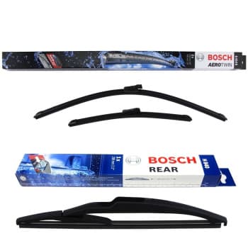 Paquete económico de escobillas limpiaparabrisas Bosch A414S + H840