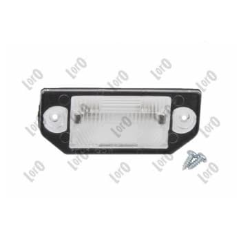 Lámpara de matrícula