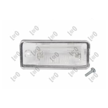 Lámpara de matrícula