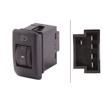 Ajustador, control de nivelación de faros 6ZB 006 377-017 Hella