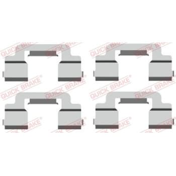 Kit de accesorios, pastilla de freno de disco