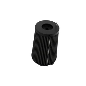 Filtro de aire K&N Universal Dryflow negro cónico, conexión de 102 mm, parte inferior de 168 mm, parte superior de