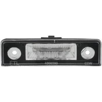 Lámpara de matrícula