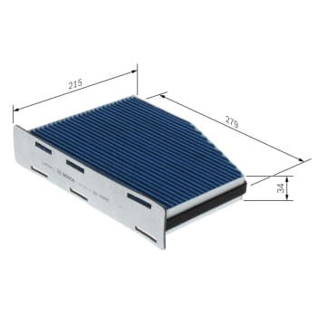 Filtro interior 0.986.628.615 Bosch