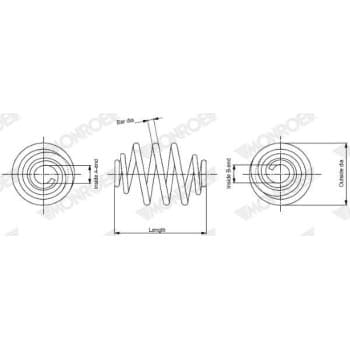 Muelle del chasis SP3928 Monroe