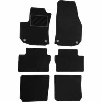 Alfombrillas de coche compatibles con Opel Zafira B 2005-2011, 6 piezas