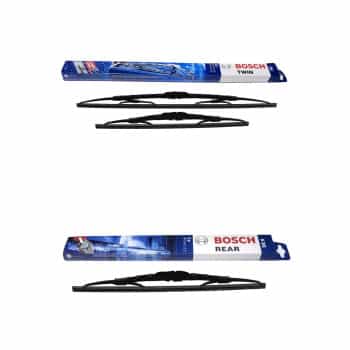 Paquete económico de escobillas limpiaparabrisas Bosch 502 + H341