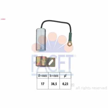 Condensador, sistema de encendido